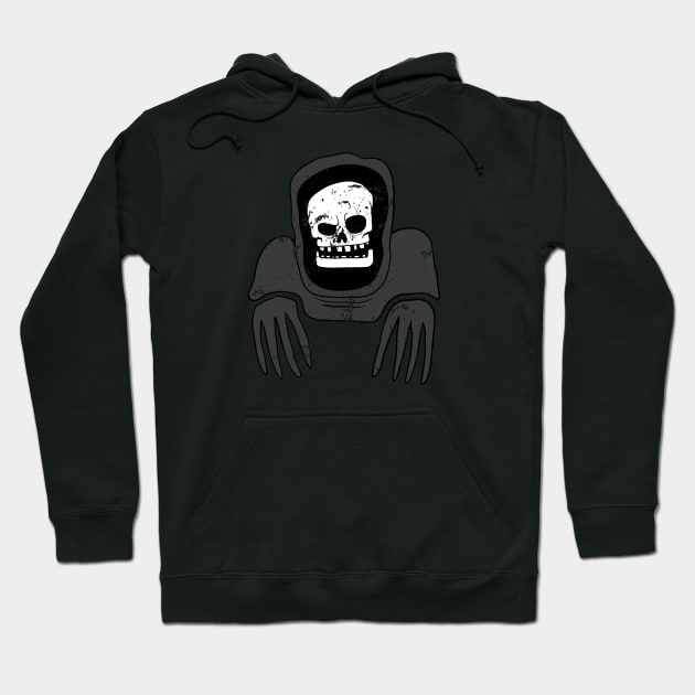 Retro Grim Reaper Hoodie by futiledesigncompany